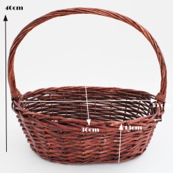 Basket L size, brown 1pcs