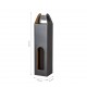 Box for one wine bottle 92*92*337mm, black