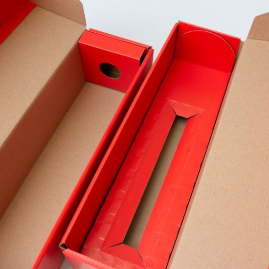 Box for one wine bottle 87*93*335mm