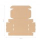 Cardboard box 200*150*50mm, FEFCO 0427, 3-layer, parcel locker - size S, + 10pcs, white color