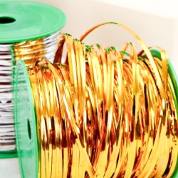 Завязка/скрутка для пакетов 1 рулон 300м, "gold"
