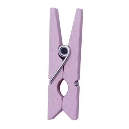 Koka knaģīši 3,5cm 10gab, "light pink"