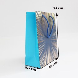 Dāvanu maiss ar virves rokturiem 18*24*8,5 cm, 12gab.