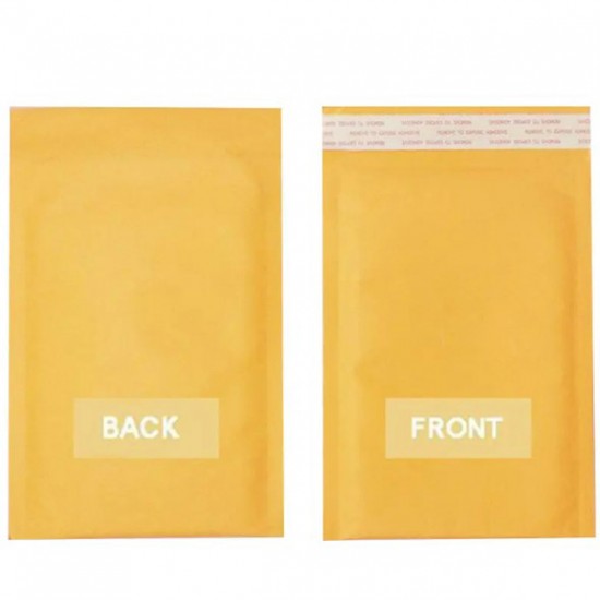 Paper bubble mailer 13x25 + 4.5cm, yellow