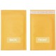 Paper bubble mailer 13x25 + 4.5cm, yellow