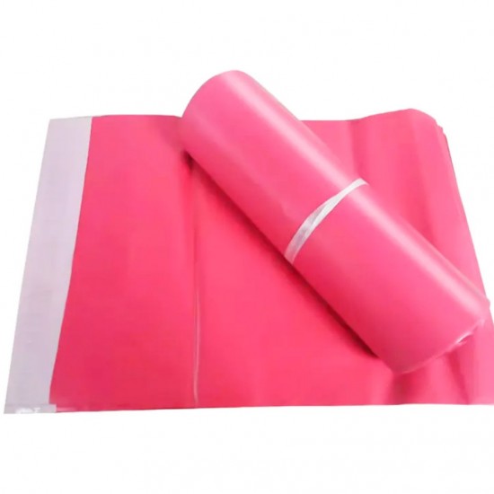 Ūdensiztūrīgie kurjeru maisi paku sūtījumiem 38*48+4cm, kr. Hot Pink, 100gab.
