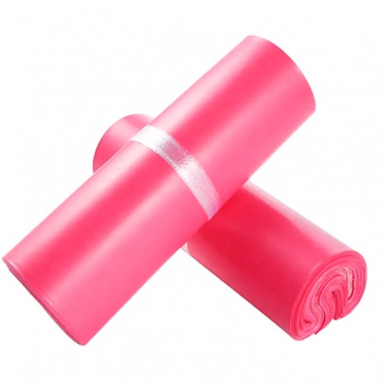 Ūdensiztūrīgie kurjeru maisi paku sūtījumiem 38*48+4cm, kr. Hot Pink, 100gab.