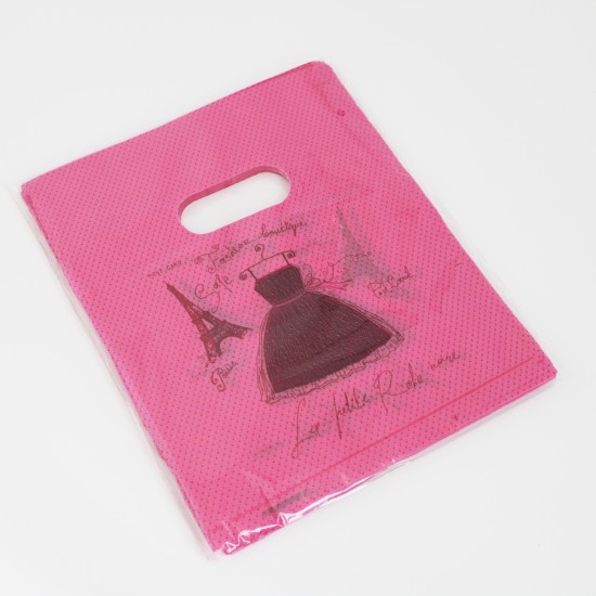 Shopping packaging bag 20*16+8.5cm, 100pcs
