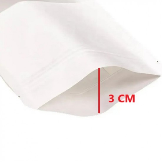 Maiss DOYPACK ar zip lock aizdari 7*10+3cm, kr. pelēkā, 10gab.