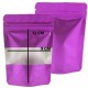 DOYPACK bag with zip-lock 9*12+3,5cm, Purple, 10pcs