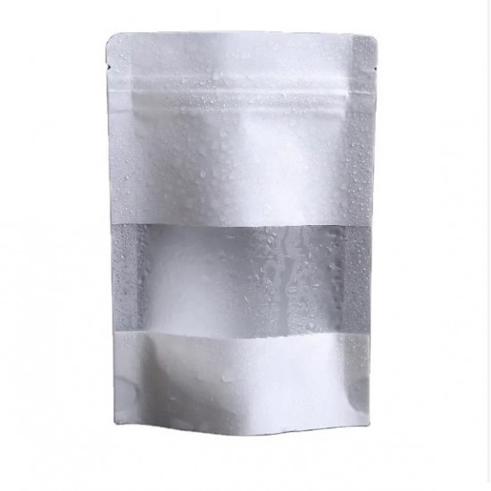 Maiss DOYPACK ar zip lock aizdari 14*20,5+4cm, kr. pelēkā, 10gab.