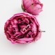 Artificial flower heads d-7cm PEONY pink 2pcs