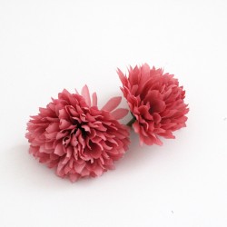 Artificial flower heads d-6cm 2pcs