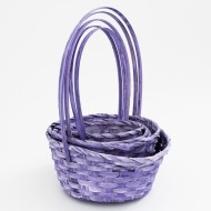 Basket set 5pcs, violet