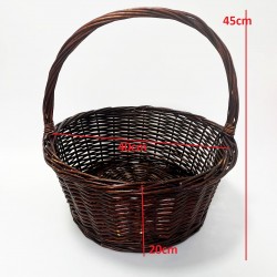 Basket round XXL d40cm, brown