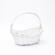 Basket M size, white 1pcs