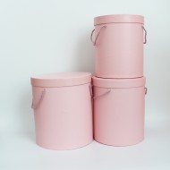 Flower boxes set 3pcs,XXL, pink