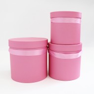 Шляпные коробки набор из 3шт. "pink"