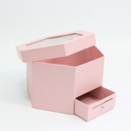Flower box 1pcs, pink