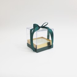 Dāvanu kaste 14*14cm,  "emerald"