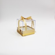 Gift box 14*14cm, "gold"