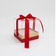 Gift box 14*14cm, "red"