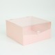 Подарочная коробка для цветов и подарков 11*23*23см "pink"