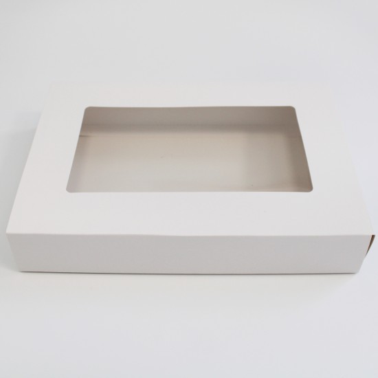 Gift boxes 28*19.5*5cm, white 12pcs