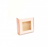 Коробка с окном 15*15*7cм, 10 шт. "light pink"