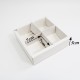Gift box with transparent  cover17*17*10cm, white 12pcs