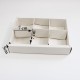 Gift box with transparent  cover 24*17*10cm, white 12pcs