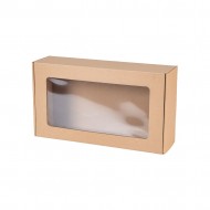 Kaste ar lodziņu 350*200*100mm  FEFCO 0427
