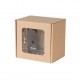 Boxes with window 130*130*100mm FEFCO 0427