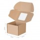 Boxes with window 130*130*100mm FEFCO 0427
