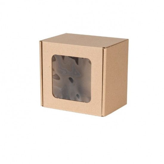 Boxes with window 130*130*100mm FEFCO 0427