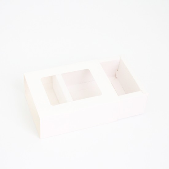 Kartona kaste ar logu 14*10*5,2cm, "white", 12gab.