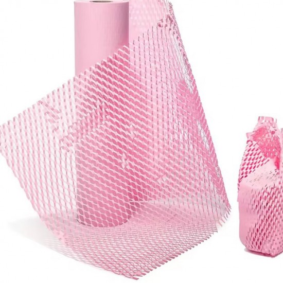 Ietinamais šūnu papīrs 30cm/10m., rozā krāsa