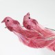 Artificial Bird 2 pcs, pink