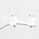 Artificial Bird 2 pcs, white