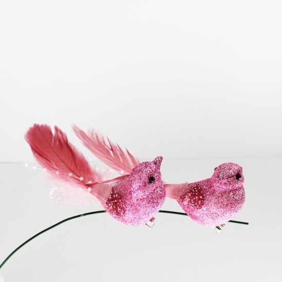 Artificial Bird 2 pink