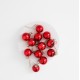 Decorative Christmas Ball, 12 pcs, red