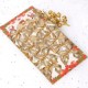 Christmas Tree Ribbon Bow  12 pcs, 5*5cm., gold