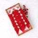 Christmas Tree Ribbon Bow  12 pcs, red