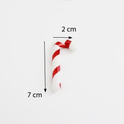 Dekors Ziemassvētku kociņa, 6gab.,7cm.