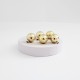 Decorative ball,d-3cm, 5pcs, gold