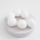 Decorative ball,d-3.5cm, 6pcs, white