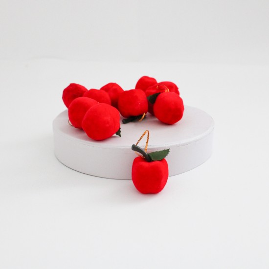 Decorative apple,d-2,5cm, 12pcs