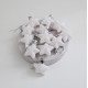 Decorative Christmas Star, 12 pcs, white