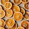 Natural dry orange slices