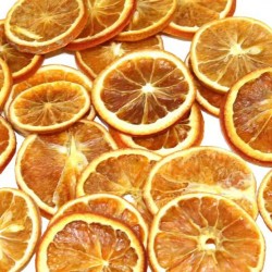 Natural Orange slices, dried, 1 kg.